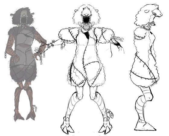 model sheet for a project (that is unfinish)